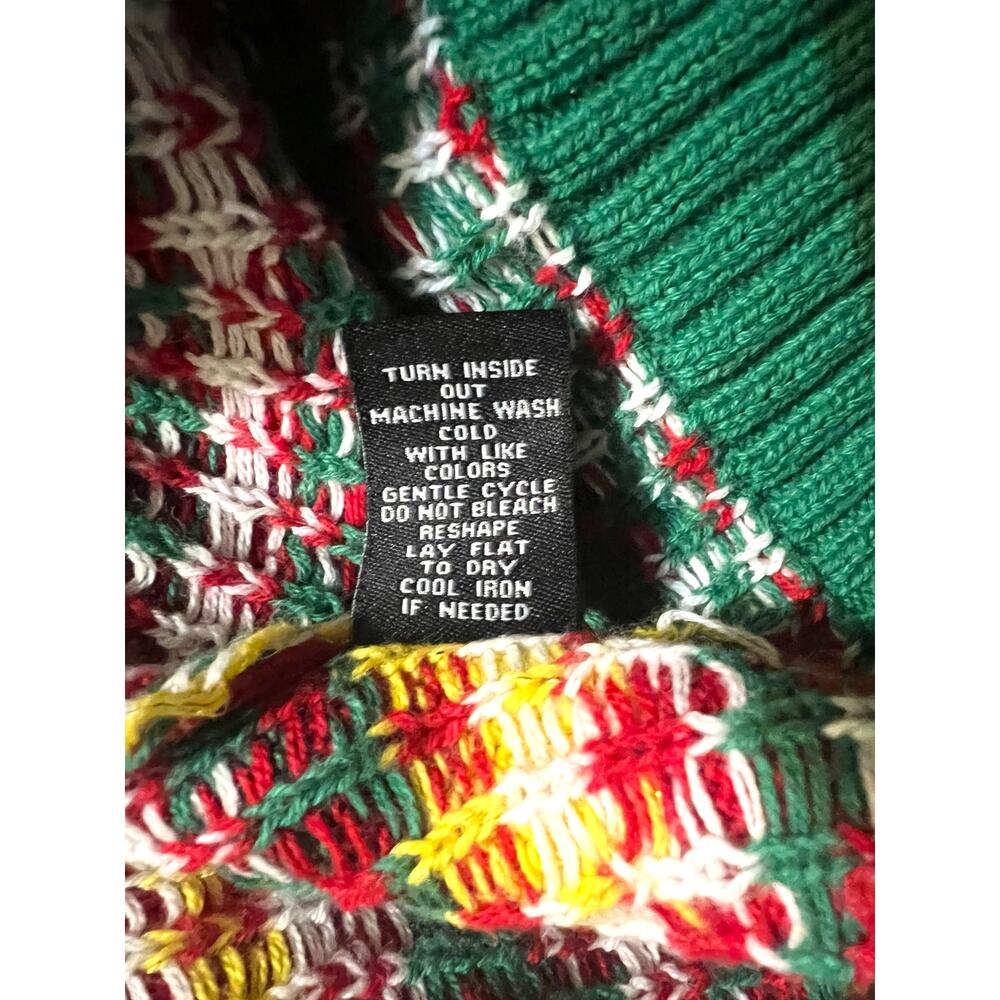 Christmas Ugly Sweater Sloth Tree Unisex Embroidered Holiday Party Size Large - Picture 6 of 9